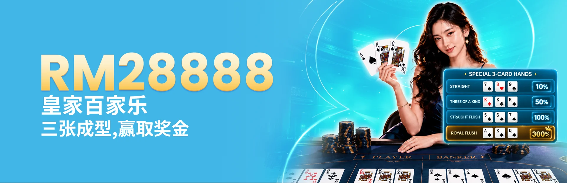 RM28888 皇家百家乐，等您来领