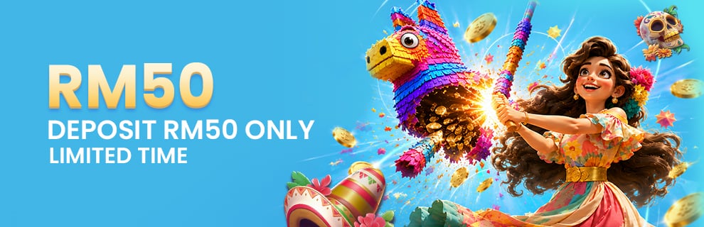 RM50 Slot Deposit Bonus