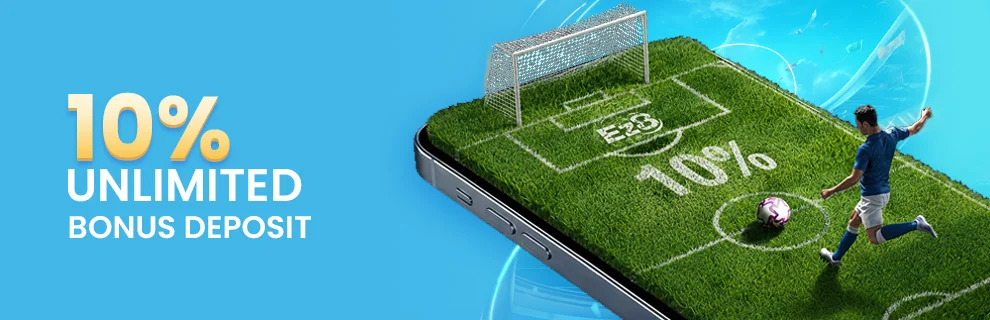 10% Sportsbook Unlimited Bonus