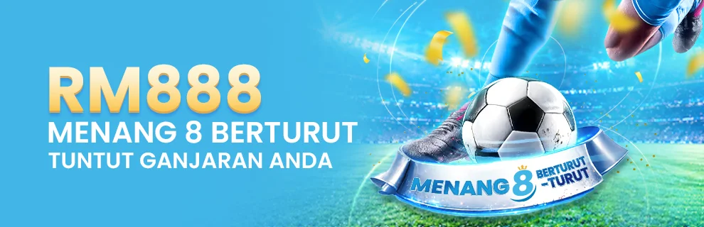 Menang 8 Berturut-turut, Dapat RM888 Percuma