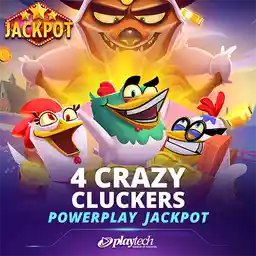 4 Crazy CluckersTM PowerPlay Jackpot